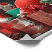 Weihnachtsmann Poster (Ecke)
