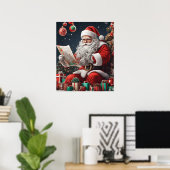 Weihnachtsmann Poster (Heimbüro)