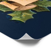 Weihnachtsmann Poster (Ecke)