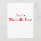 Weihnachtsmann Postkarte (Vorderseite)