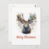 Weihnachtsmann Postkarte (Vorne/Hinten)