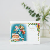 Weihnachtsmann Postkarte (Stehend Vorderseite)