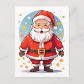 Weihnachtsmann Postkarte (Vorderseite)