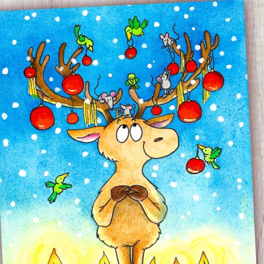 Weihnachtsmann Postkarte