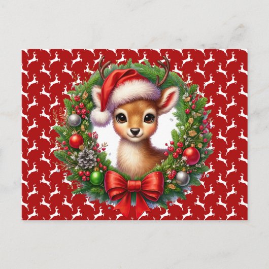 Weihnachtsmann Postkarte (Vorderseite)