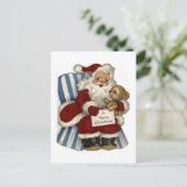 Weihnachtsmann Postkarte (Stehend Vorderseite)
