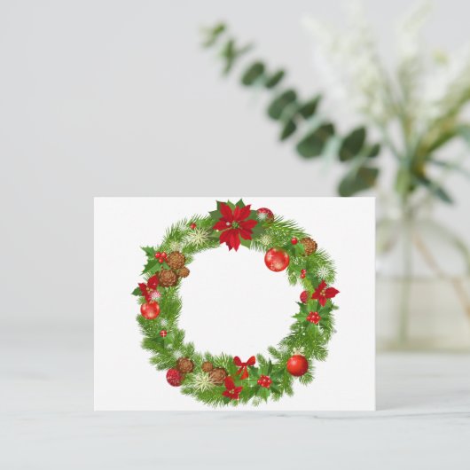 Weihnachtsmann Postkarte (Stehend Vorderseite)