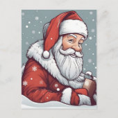 Weihnachtsmann Postkarte (Vorderseite)