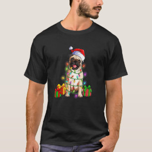 Weihnachtsmann Pug Frohe Weihnachten Hund Vater Mu T-Shirt