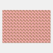 Weihnachtsmann Purse Star Joy Pattern Geschenkpapier Set (Vorderseite 3)