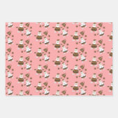 Weihnachtsmann Purse Star Joy Pattern Geschenkpapier Set (Vorderseite 2)