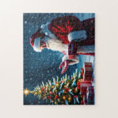 Weihnachtsmann Puzzle (Vertikal)