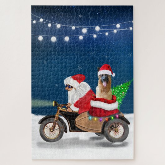 Weihnachtsmann Puzzle (Vertikal)