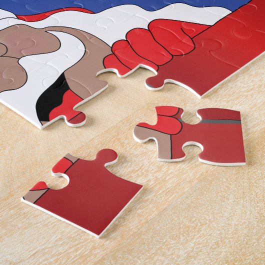 Weihnachtsmann Puzzle (Seite)