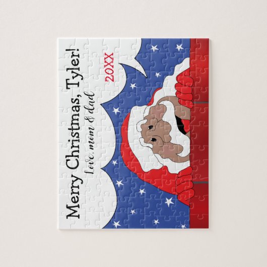 Weihnachtsmann Puzzle (Vertikal)