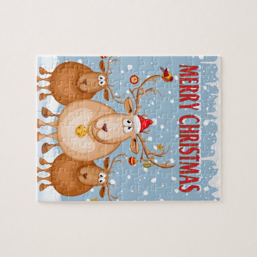 Weihnachtsmann Puzzle (Horizontal)