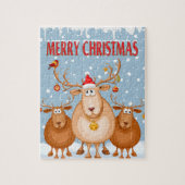 Weihnachtsmann Puzzle (Vertikal)