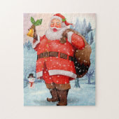 Weihnachtsmann Puzzle (Vertikal)