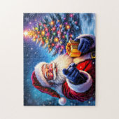 Weihnachtsmann Puzzle (Vertikal)