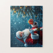 Weihnachtsmann Puzzle (Vertikal)