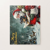 Weihnachtsmann Puzzle (Vertikal)