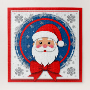 Weihnachtsmann Puzzle für Kinder und Familie Weihn