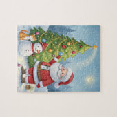 Weihnachtsmann-Puzzle Puzzle (Horizontal)