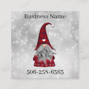Weihnachtsmann        quadratische visitenkarte