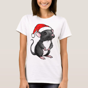 Weihnachtsmann-Ratte T-Shirt