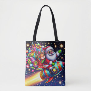 Weihnachtsmann Raumfähre Tasche