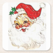 Weihnachtsmann Rechteckiger Pappuntersetzer (Vorderseite)