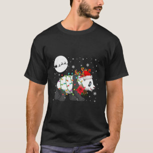 Weihnachtsmann Reindeer Panda Matching Kids Toddl T-Shirt