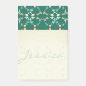 Weihnachtsmann Reindew/Name Post-it Klebezettel (Vorderseite)