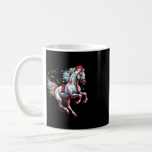 Weihnachtsmann Reiten Kaffeetasse (Links)
