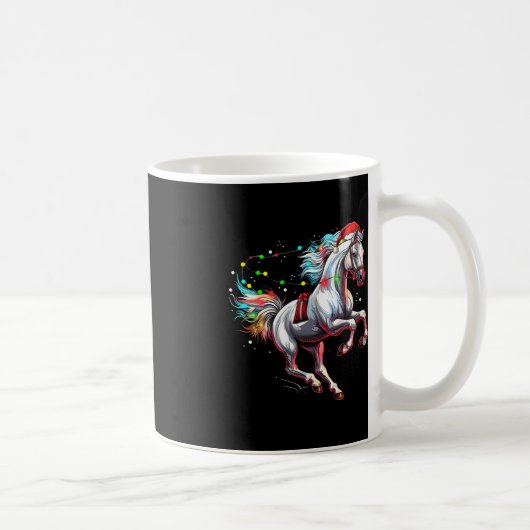 Weihnachtsmann Reiten Kaffeetasse (Rechts)