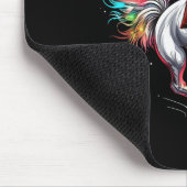 Weihnachtsmann Reiten Mousepad (Ecke)