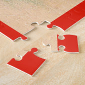 Weihnachtsmann reitet einen Esel Frohe Weihnachten Puzzle (Seite)