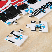 Weihnachtsmann-Renditen Puzzle (Seite)