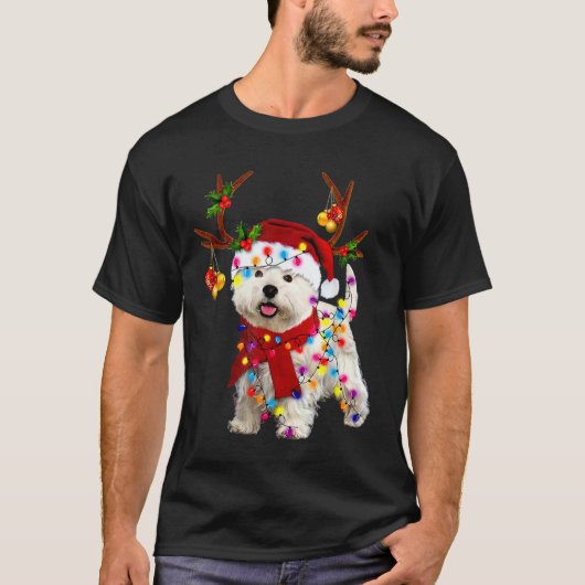 Weihnachtsmann Rentiere Schöne Rentiere Weihnachte T-Shirt (Vorderseite)