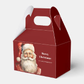 Weihnachtsmann Retro Weihnachten Geschenkschachtel (Rückseite)