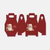 Weihnachtsmann Retro Weihnachten Geschenkschachtel (Ungefaltet)
