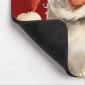 Weihnachtsmann Retro Weihnachten Mousepad (Ecke)