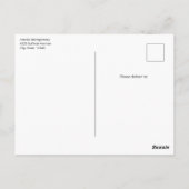 Weihnachtsmann Retro Weihnachten Postkarte (Rückseite)