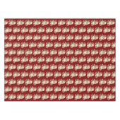 Weihnachtsmann Retro-Weihnachtsmuster Tischdecke (Vorderseite (Horizontal))