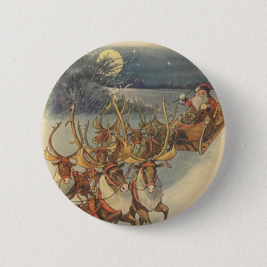 Weihnachtsmann Ristorante da Valentino Button (Vorderseite)