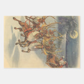 Weihnachtsmann Ristorante da Valentino Geschenkpapier Set (Vorderseite)