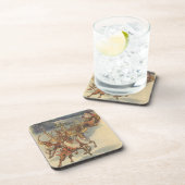 Weihnachtsmann Ristorante da Valentino Getränkeuntersetzer (Rechte Seite)