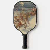 Weihnachtsmann Ristorante da Valentino Pickleball Schläger (Rückseite)