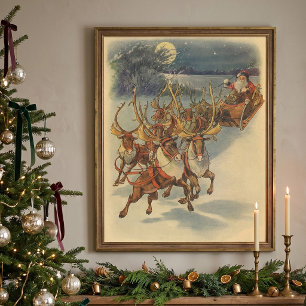 Weihnachtsmann Ristorante da Valentino Poster