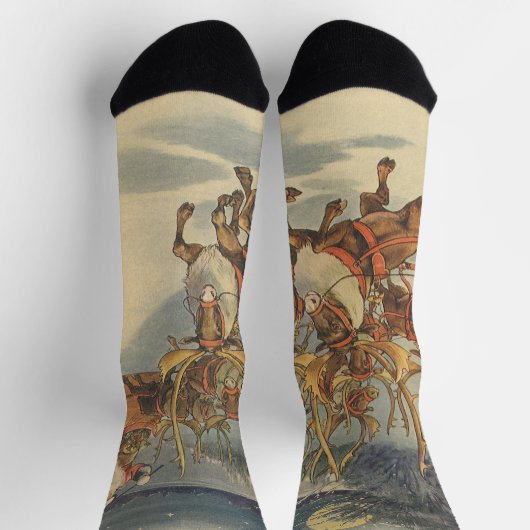 Weihnachtsmann Ristorante da Valentino Socken (Oben)